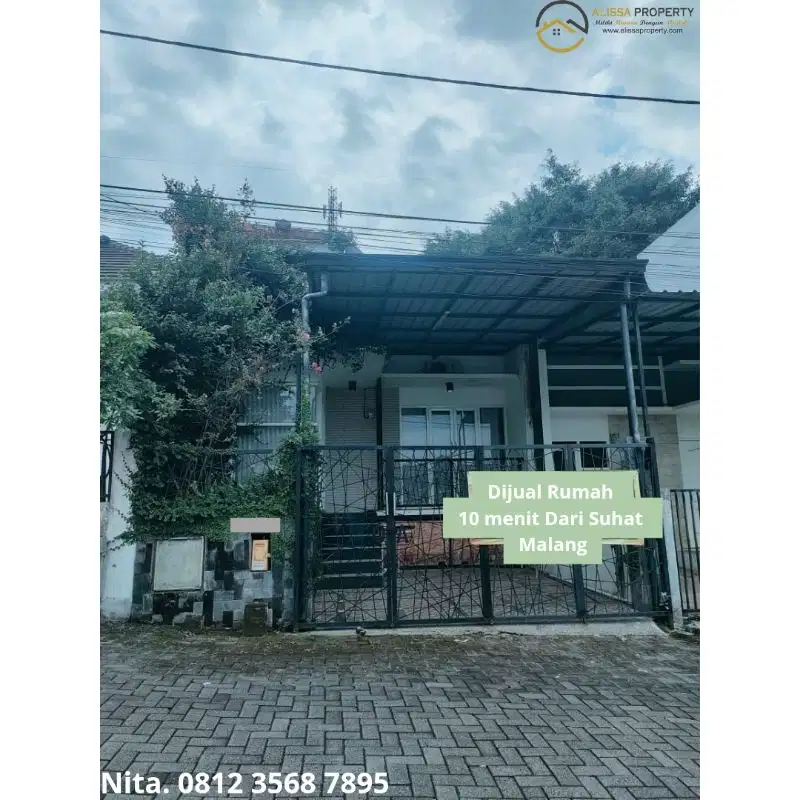 Rumah Minimalis Strategis 8Menit Ke suhat & Kampus Ternama Malang