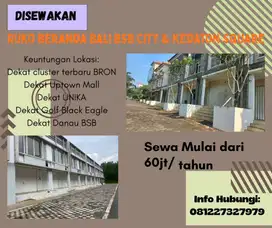 Ruko Disewakan Di BSB Mijen Beranda Bali Kedaton Square Forest Hill