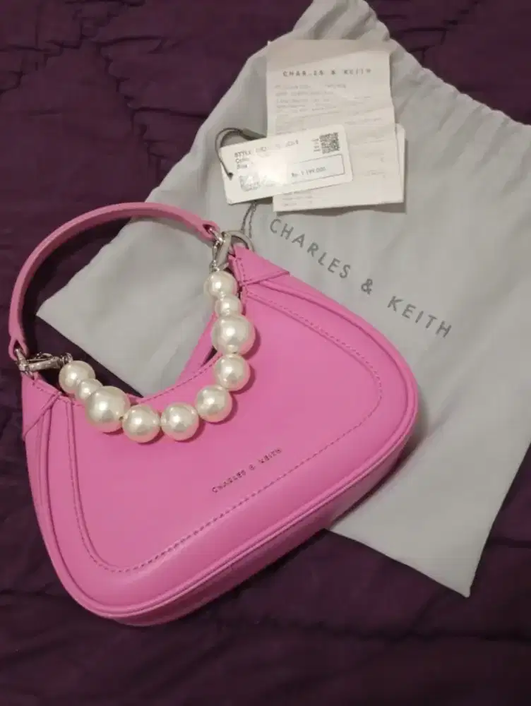 Handbag Charles&Keith original pink