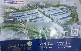 Dijual Gudang Multi Guna 3 in 1 di Moh Toha