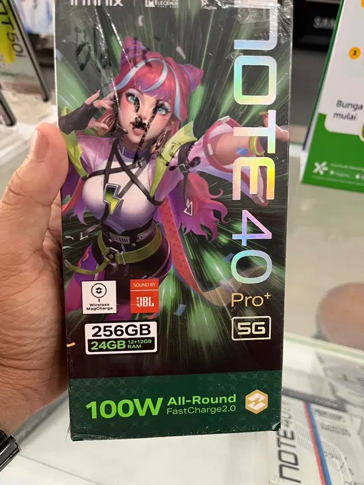 PROMO INFINIX NOTE 40 PRO+ 5G 12/256 STOCK TERBATAS!!