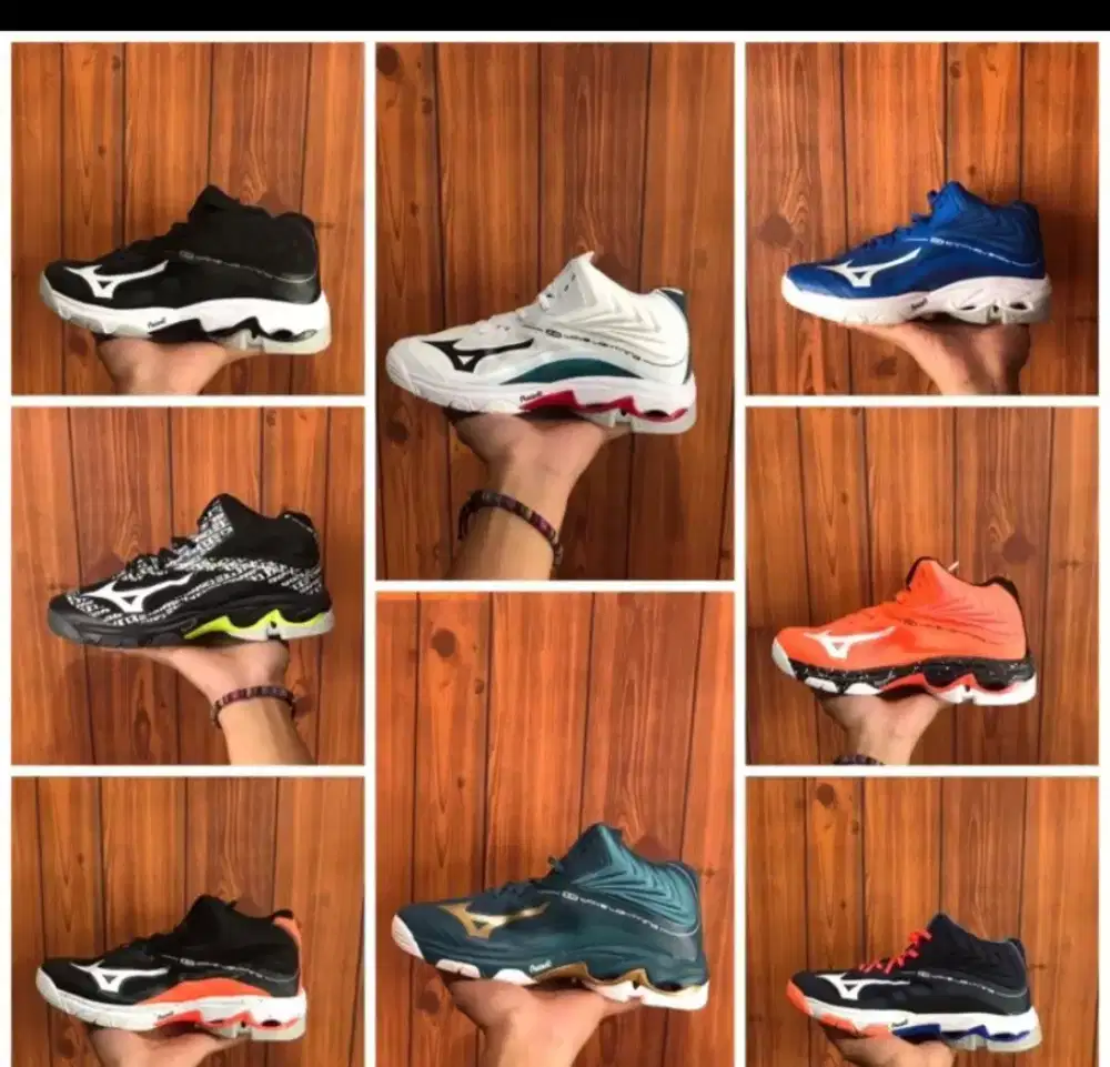 Sepatu olahraga volleyball mizuno wlz 6