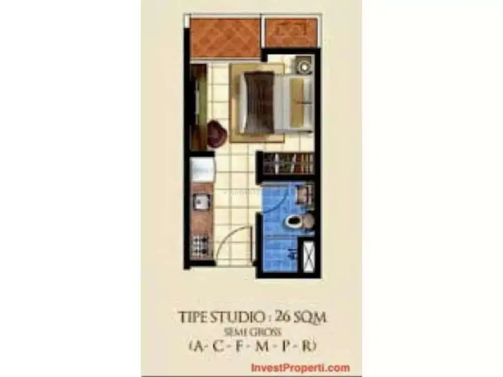 Dijual BU Apartemen Taman Anggrek Residence atudio