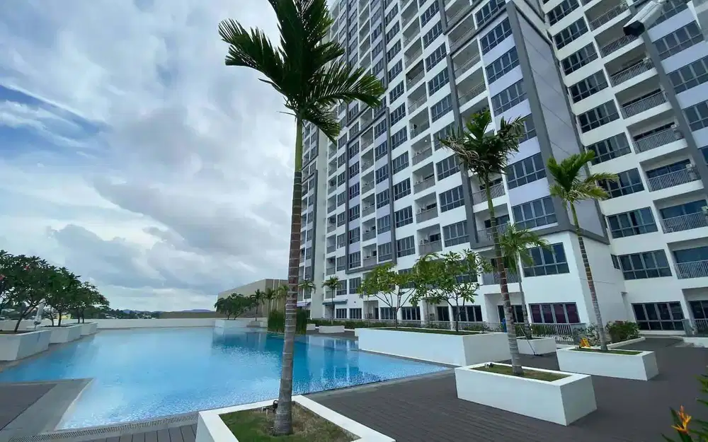 Apartemen 1 Bedroom Full Furnish Lt. 22 View Kota Disewakan Murah