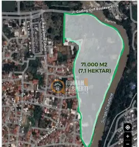 Dijual Murah Lahan BU Pinggir Jalan Gading Serpong