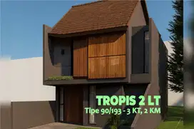 Rumah Tropis Modern, Utara Graha Setyowati Gentan
