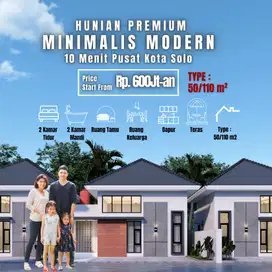 Rumah Modern Kartasura untuk Pasangan Muda | Dekat UMS | Bisa Tempo