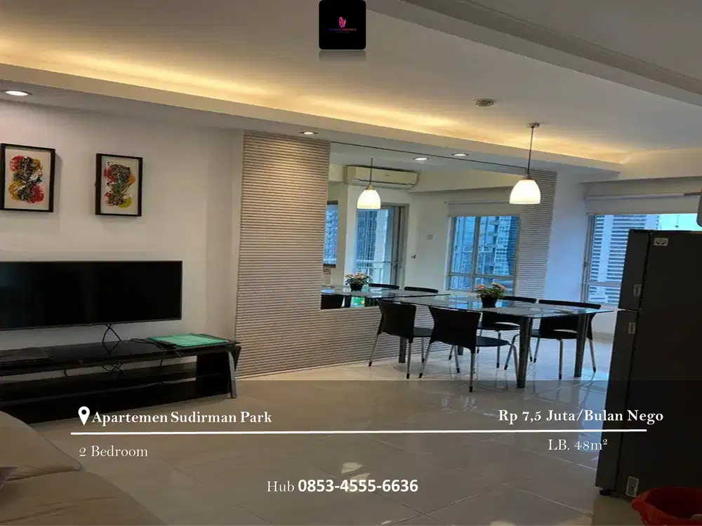Disewakan Apartement Sudirman Park High Floor 2BR Full Furnished