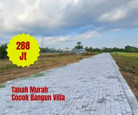 Tanah Sleman Murah, Area Villa, Lingkungan Adem Asri