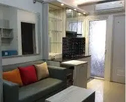 GREEN PRAMUKA APARTEMEN ATAS MALL 2BR FURNISH PER BULAN