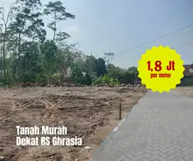 Tanah Sleman Murah, Jl Cangkringan, Dekat Pintu Tol Kalasan