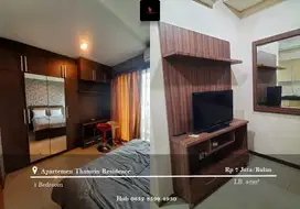 Sewa Apartement Thamrin Residence Middle Floor 1BR Furnished VIew City