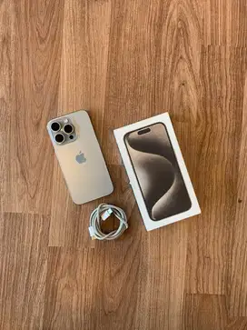 Iphone 15 Pro 128GB Natural Resmi Ibox