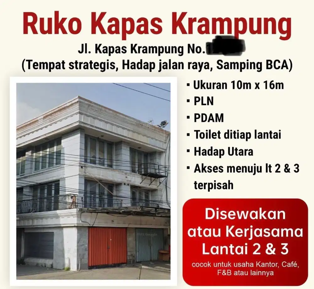 Ruko lt 2&3 kapas krampung