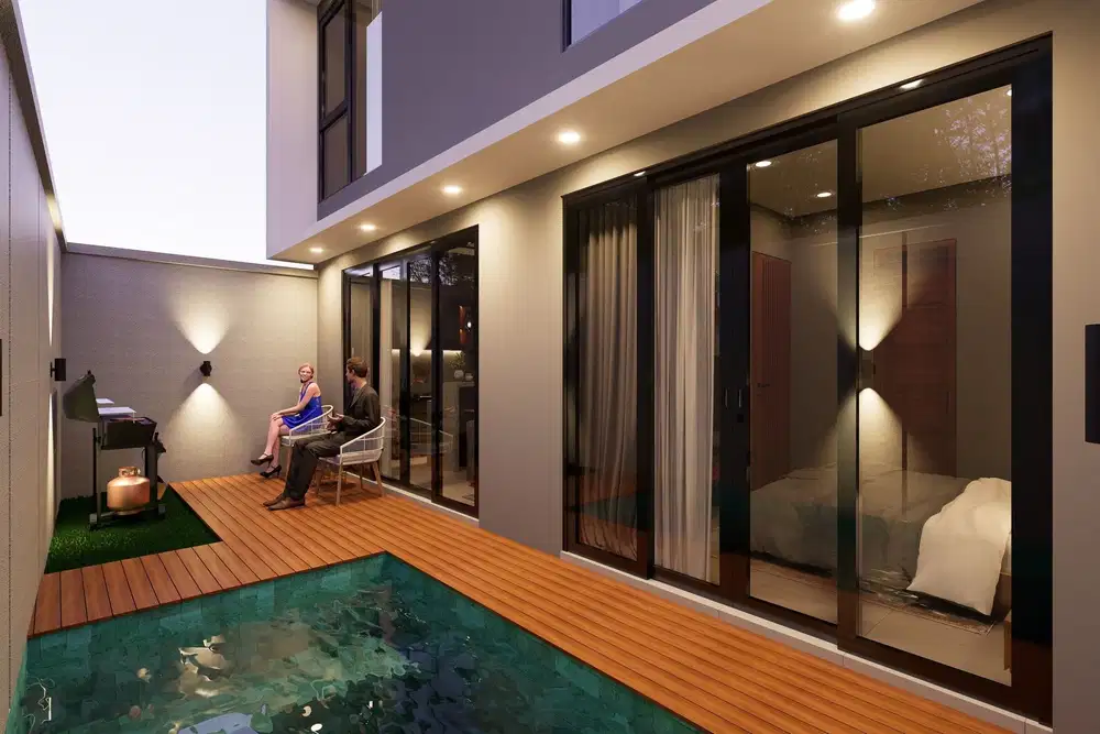 Villa Tropical Modern di Jalan Raya Padang Luwih Padonan