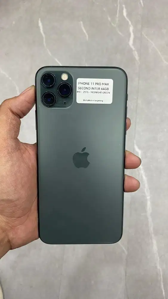 IPHONE 11 PRO MAX 64GB SEC INTER WIFI ONLY