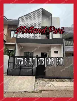 I Rumah baru minimalis siap huni murah 7x15 di metland puri