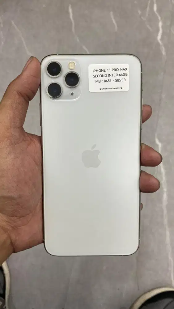 IPHONE 11 PRO MAX 64GB SEC INTER WIFI ONLY