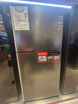 SHARP KULKAS 2 PINTU 570L CICILAN BISA BUNGA 0% TANPA KARTU KREDIT