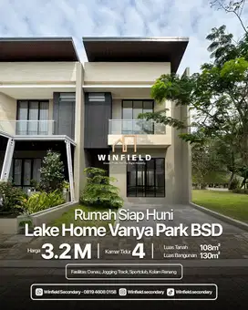 Rumah Siap Huni 2 Lantai Cluster Azura Vanya Park BSD Harga 3,2M