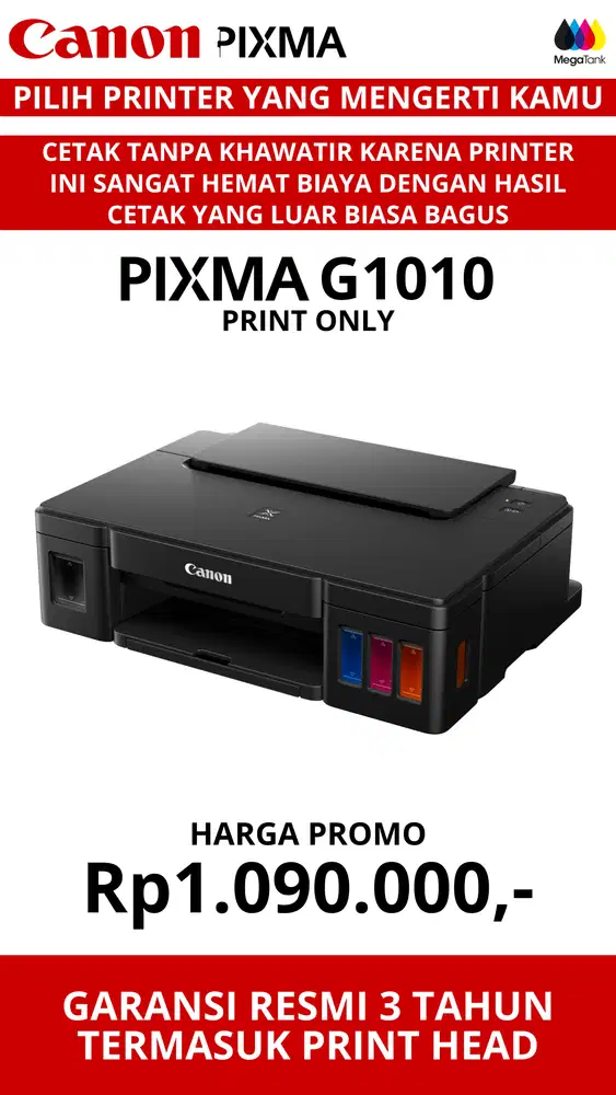 Promo Harga Spesial Canon PIXMA G1010 Print Only