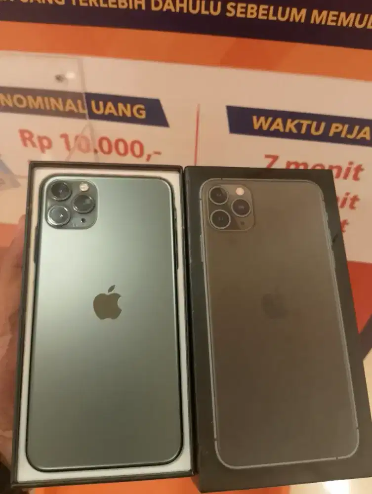 Iphone 11 pro max 256gb barang ready baruu