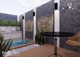 305 Cluster Mewah 3 Lt Konsep Bali Modern di Jl. Utama Bangka, Jakarta