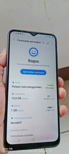 Samsung. A03s.  3/32. MNUS RETAK DKIT PJOK ATAS ORIAN