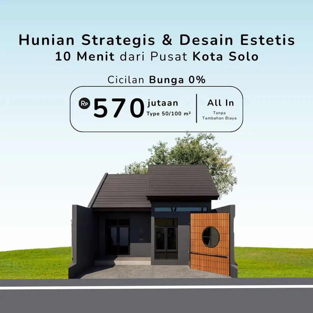 Jual Rumah Cepat Di Solo