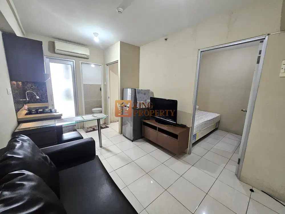 Nyaman & Praktis! 2BR 35m² Furnished Minimalis Lantai Rendah Green Bay