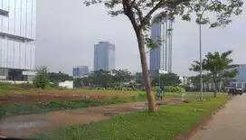 tanah kavling komersial siap bangun, lokasi di CBD alam sutera