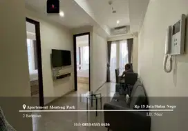 Disewakan Apartemen Menteng Park High Floor 2BR Full Furnished