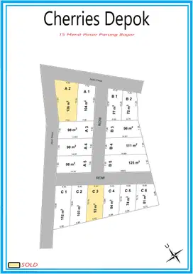 Tanah Kavling Murah Depok, Cicil 12x Bunga 0% Free SHM
