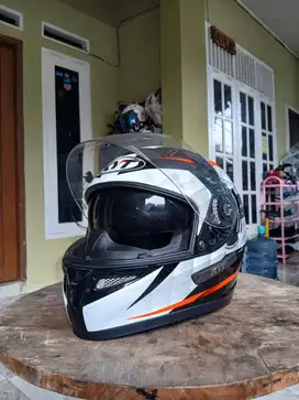 Helm KYT K2 Rider Diamond White Full Face Second – Original