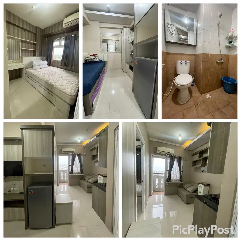 Apartment green pramuka city mall 2 BR furnish bagus Mall
