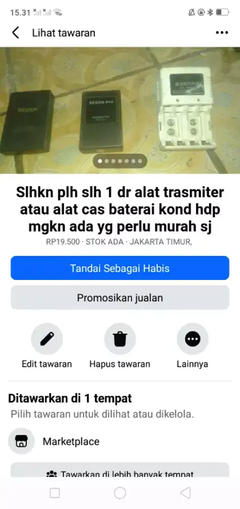 Slhkn plh slh 1 dr alat cas baterai serba guna kond hdp mgkn perlu