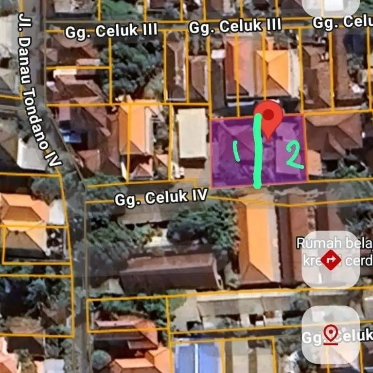 Di jual tanah di Sanur