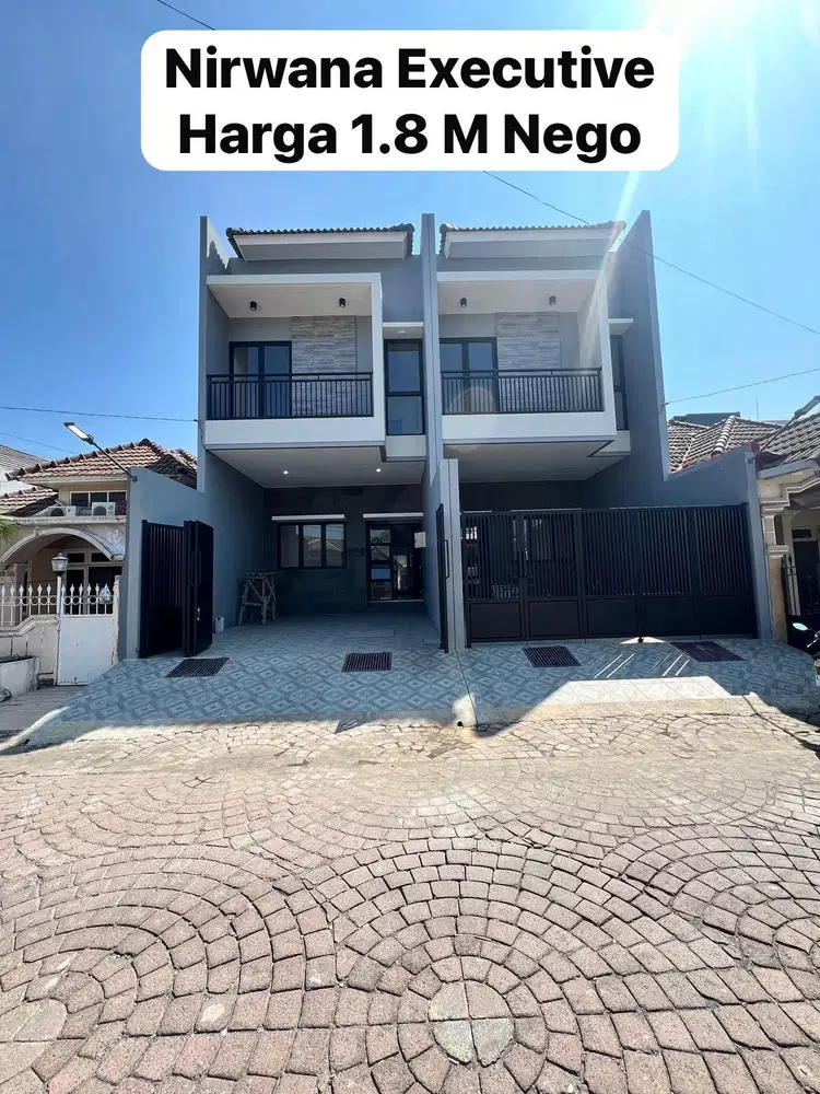 RUMAH BARU MINIMALIS 2LANTAI NIRWANA EKSEKUTIF WONOREJO SURABAYA