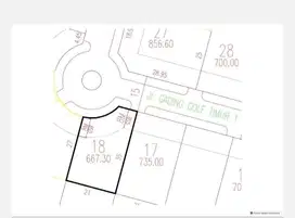 Jual kavling ciamik Paramount Hill Golf, Gading Serpong