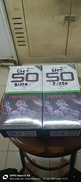 INFINIX NOTE 50S 5G 8/256 NEW FRESH MURAH