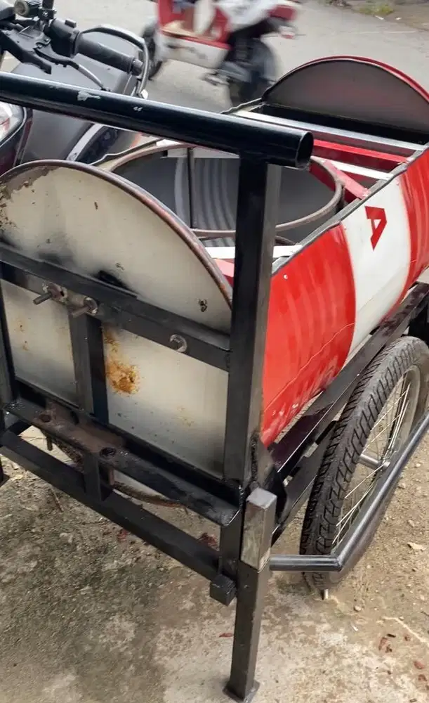 Gerobak pentol/es kopi