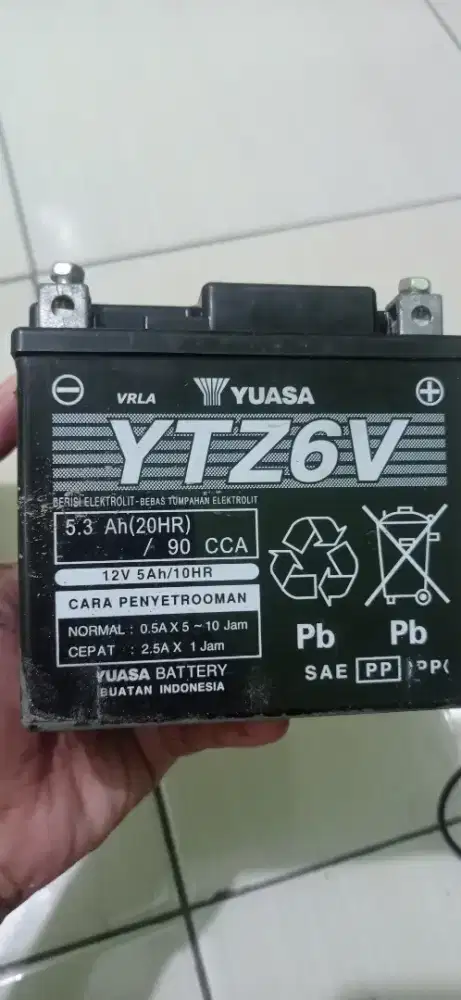 Jual Aki motor Vario 6 volt