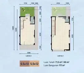 Ruko Hoek 2 Lantai Vienna Dekat Sekolah Stella Maris Gading Serpong