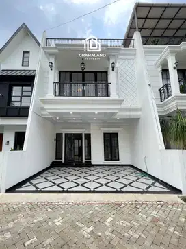 Rumah Mewah Teduh Dalam Cluster Pinggir Jalan Besar Di Jagakarsa