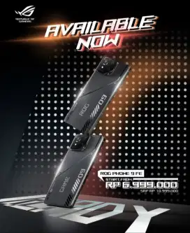 NEW ASUS ROG 9FE RAM 12/256GB, SND 8 GEN 3, GARANSI RESMI 12 BULAN