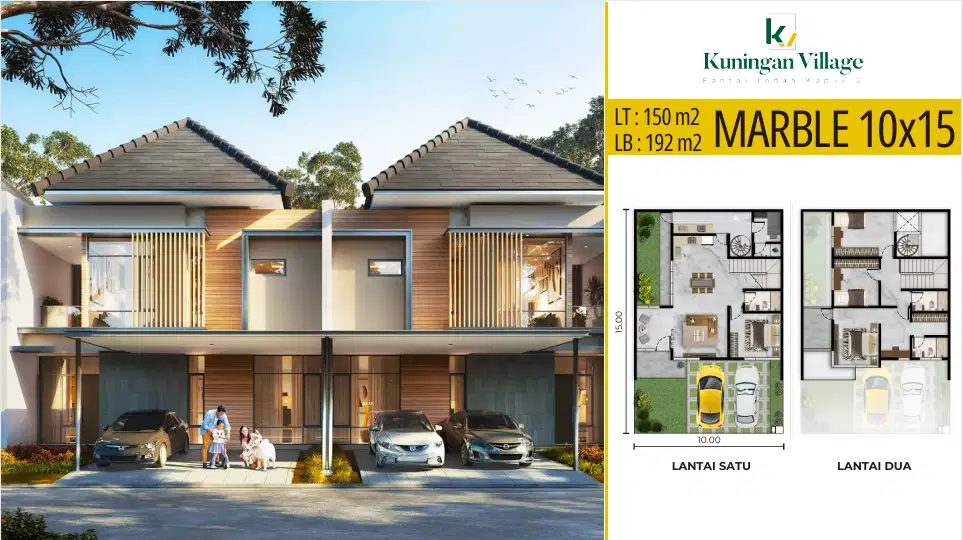 DIJUAL RUMAH KUNVIL PIK2 TIPE MARBLE 10X15 2LT 4+1KT LOKASI STRATEGIS