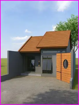 Jl. Daendels, Rumah Jogja Murah 1 Lantai Gaya Arsitektur Japandi Type 50