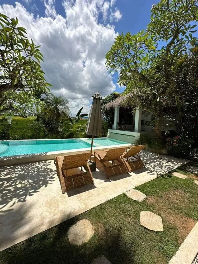DIJUAL VILLA MINIMALIS VIEW SAWAH DI CANGGU BALI