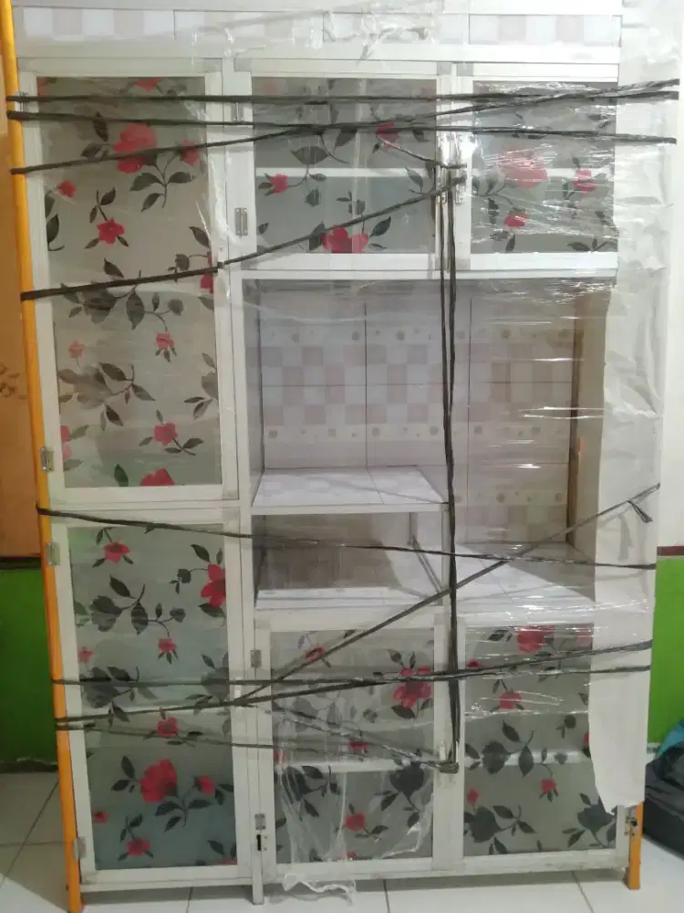 Jual Rak Piring 3pt Keramik (Kaca Film) Tiang Besar dan kokoh