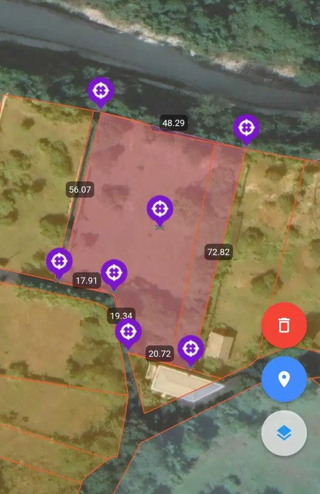 DIJUAL TANAH MURAH  LOSH TEBING PANDAWA